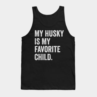 Husky Dog Lover Tank Top